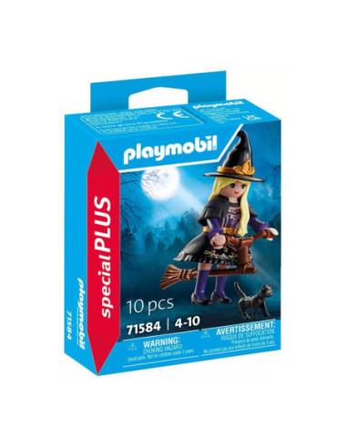 Playmobil bruja con gato