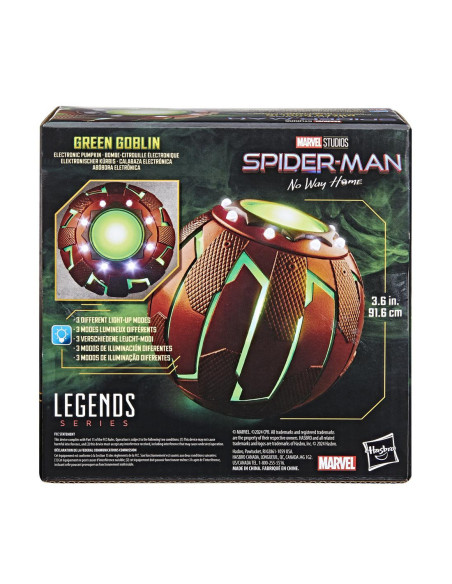 Calabaza electrónica hasbro marvel legends series