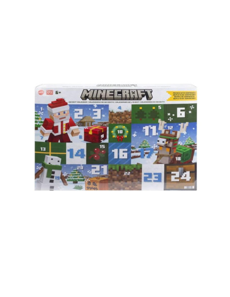 Calendario adviento mattel minecraft