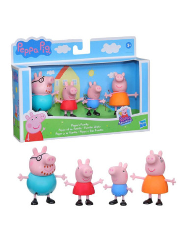 Set 4 figuras peppa pig y