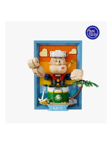 Retrato 3d popeye set construccion 21