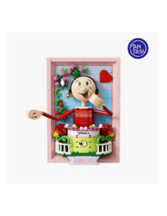 Retrato 3d popeye set construccion olivia