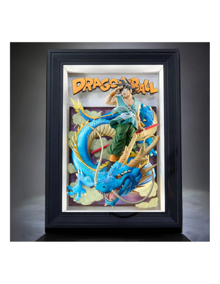 Son goku and dragon cuadro 3d