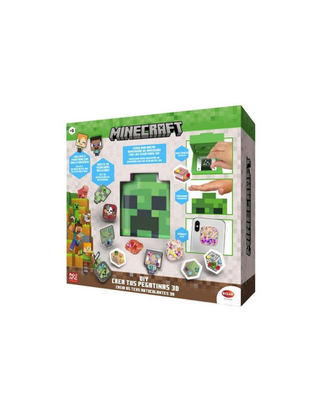 Crea tus pegatinas 3d minecraft