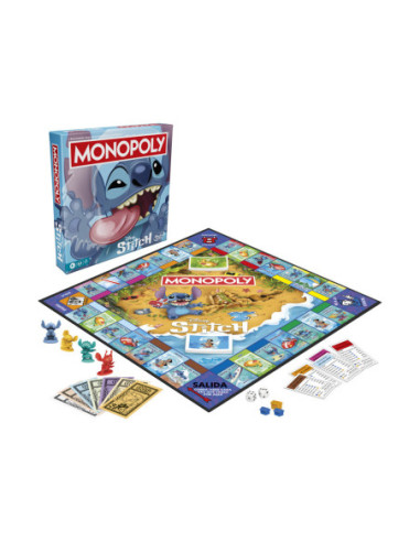 Juego mesa monopoly stitch
