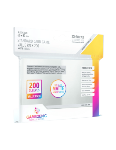 Fundas cartas gamegenic matte standard card