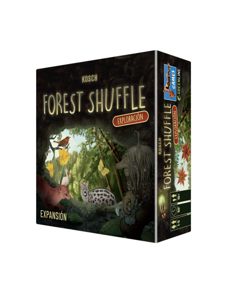 Juego mesa forest shuffle exploración