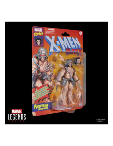 Figura hasbro marvel comics x - men wolverine