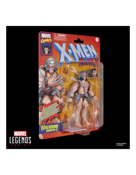 Figura hasbro marvel comics x - men wolverine