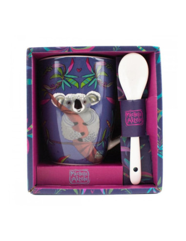 Taza con cuchara enesco koala