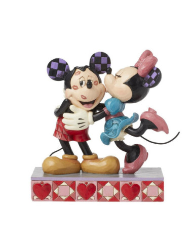 Figura enesco disney mickey & minnie