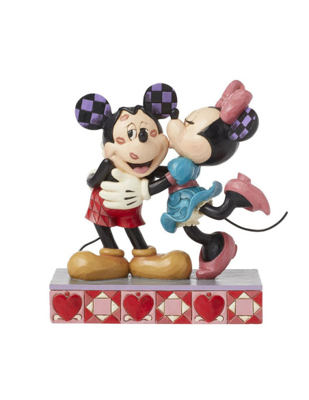 Figura enesco disney mickey & minnie