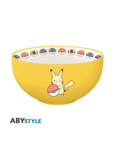 Bowl abystyle pokemon pikachu electric type