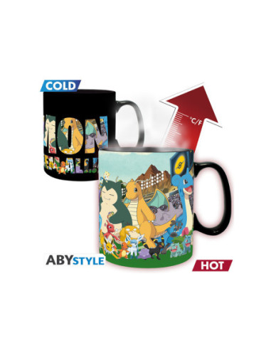 Taza termica abystyle pokemon ¡atrápalos a