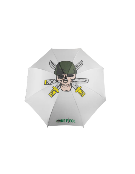 Paraguas blanco one piece zoro