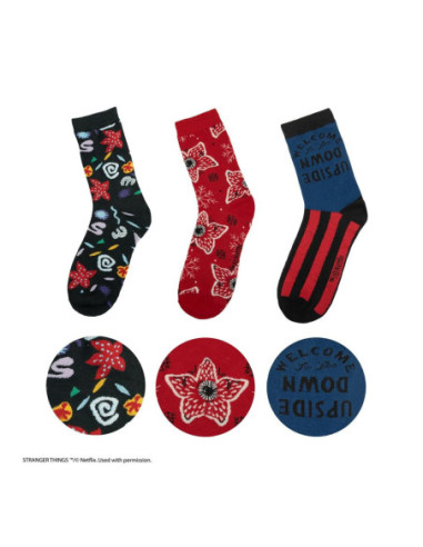 Pack 3 pares calcetines cinereplicas stranger