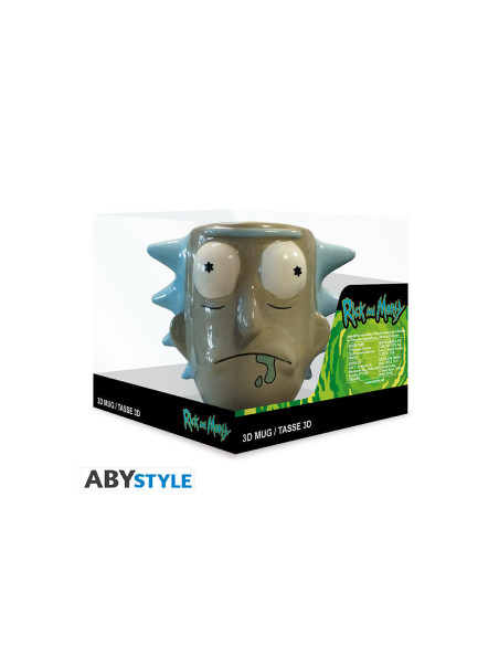 Taza 3d rick y morty rick