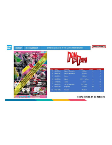 Ichiban kuji dandadan dance music room