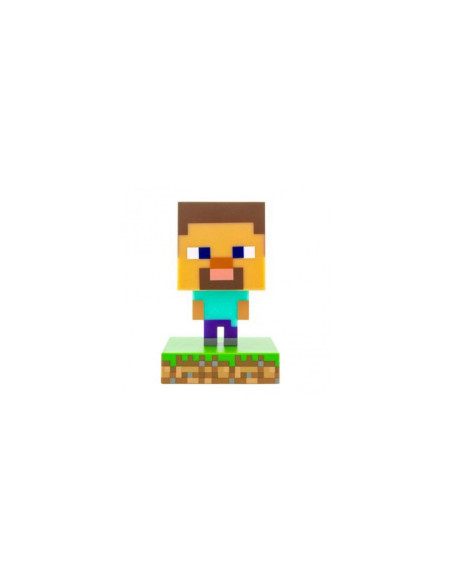 Lampara paladone icon minecraft steve