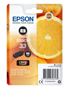 Cartucho tinta epson t333140 foto negro