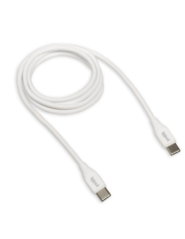 iggual Cable USB-C/USB-C 100 cm blanco Q3.0 3A
