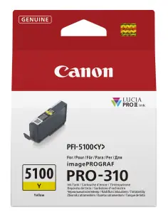 Cartucho tinta canon pfi - 5100 amarillo