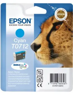 Cartucho tinta epson c13t07124012 cian 7ml 2