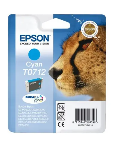 Cartucho tinta epson c13t07124012 cian 7ml