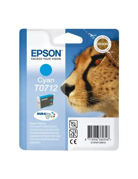 Cartucho tinta epson c13t07124012 cian 7ml
