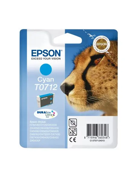 Cartucho tinta epson c13t07124012 cian 7ml