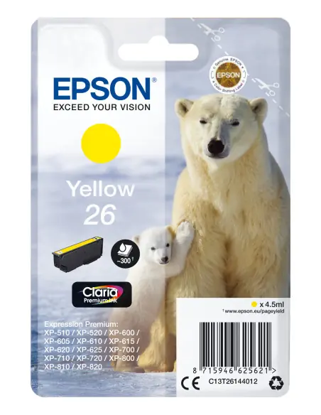 Cartucho tinta epson t261440 amarillo xp - 600