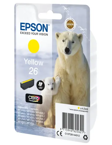 Cartucho tinta epson t261440 amarillo xp - 600