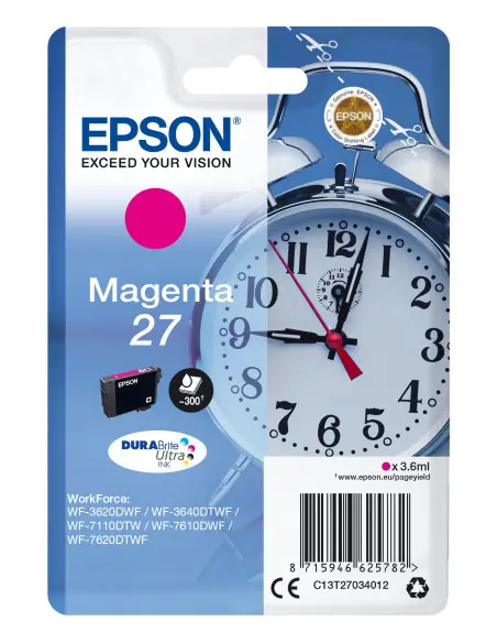 Cartucho tinta epson t270340 magenta wf3000