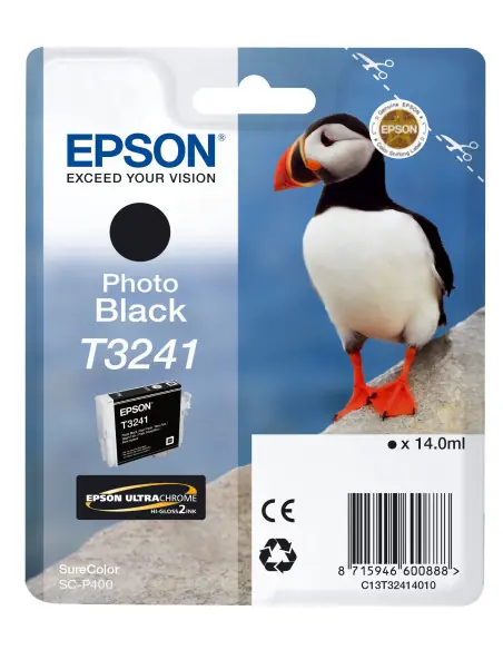 Cartucho tinta epson c13t32414010 negro ultrachrome