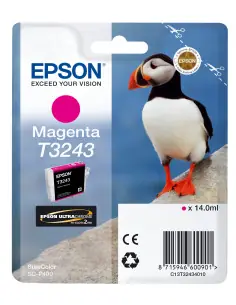 Cartucho tinta epson c13t32434010 magenta ultrachrome