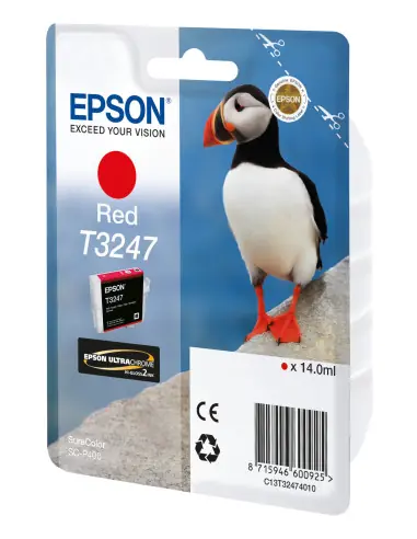 Cartucho tinta epson c13t32474010 rojo ultrachrome