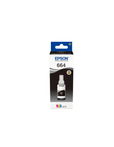 Cartucho ecotank epson 664 t664140 negro